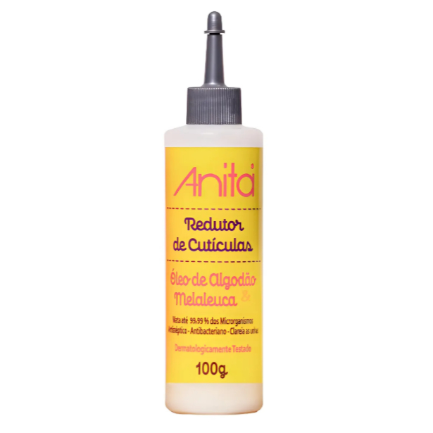 Redutor De Cutículas Óleo De Algodão E Melaleuca Anita 100g em Oferta na Shopee
