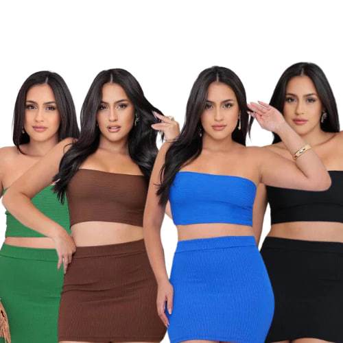 Kit 4 Top Faixa Sem Bojo Tomara que Caia Mini Blusa Cropped Confortável - Único