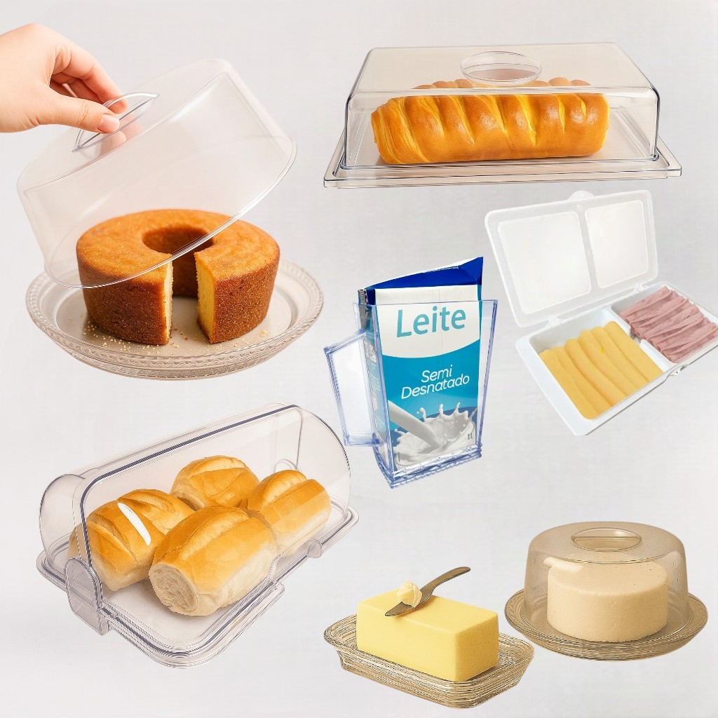 KITs Mesa Posta Porta Pão, Porta Bolo, Porta Doces, Porta Queijo, Opção Individual em Oferta na Shopee