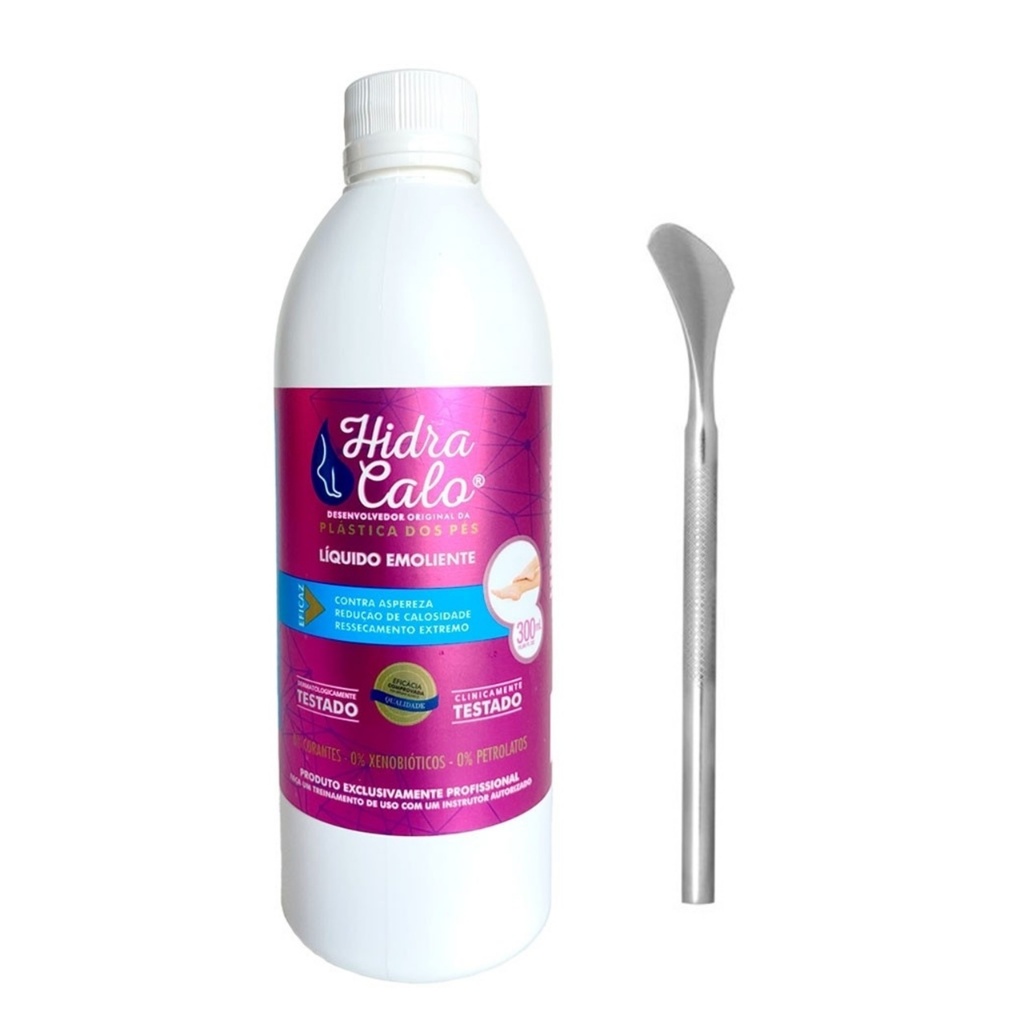 Hidracalo 300ml Loção Emoliente + Espátula Calosidades em Oferta na Shopee