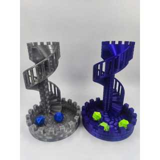 Torre de dados castelo de dados escada escadaria RPG