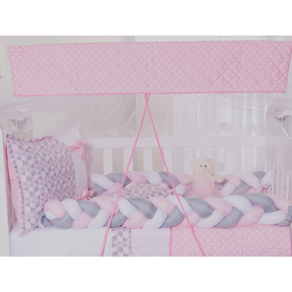 KIT Berço Menina Menino Protetor Americano e Nacional Padrão 9 / 10 / 12 Peças - Escolha seu KIT!