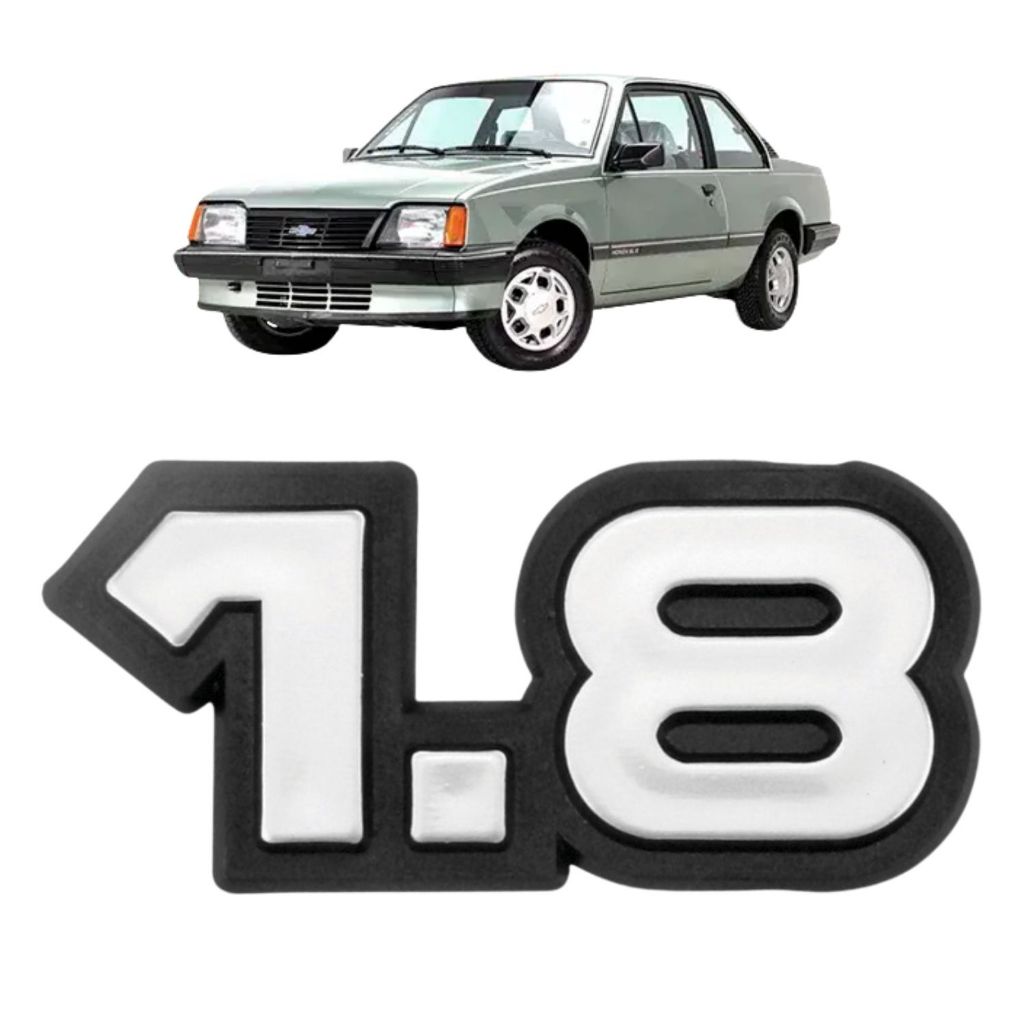Emblema letreiro 1.8 – Monza 1982 a 1990 em Oferta na Shopee