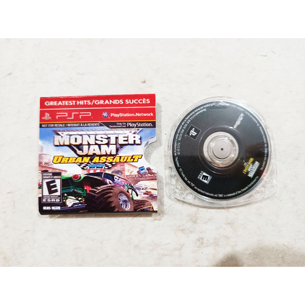 Monster Jam Urban Assault Original Reimpresso - Psp