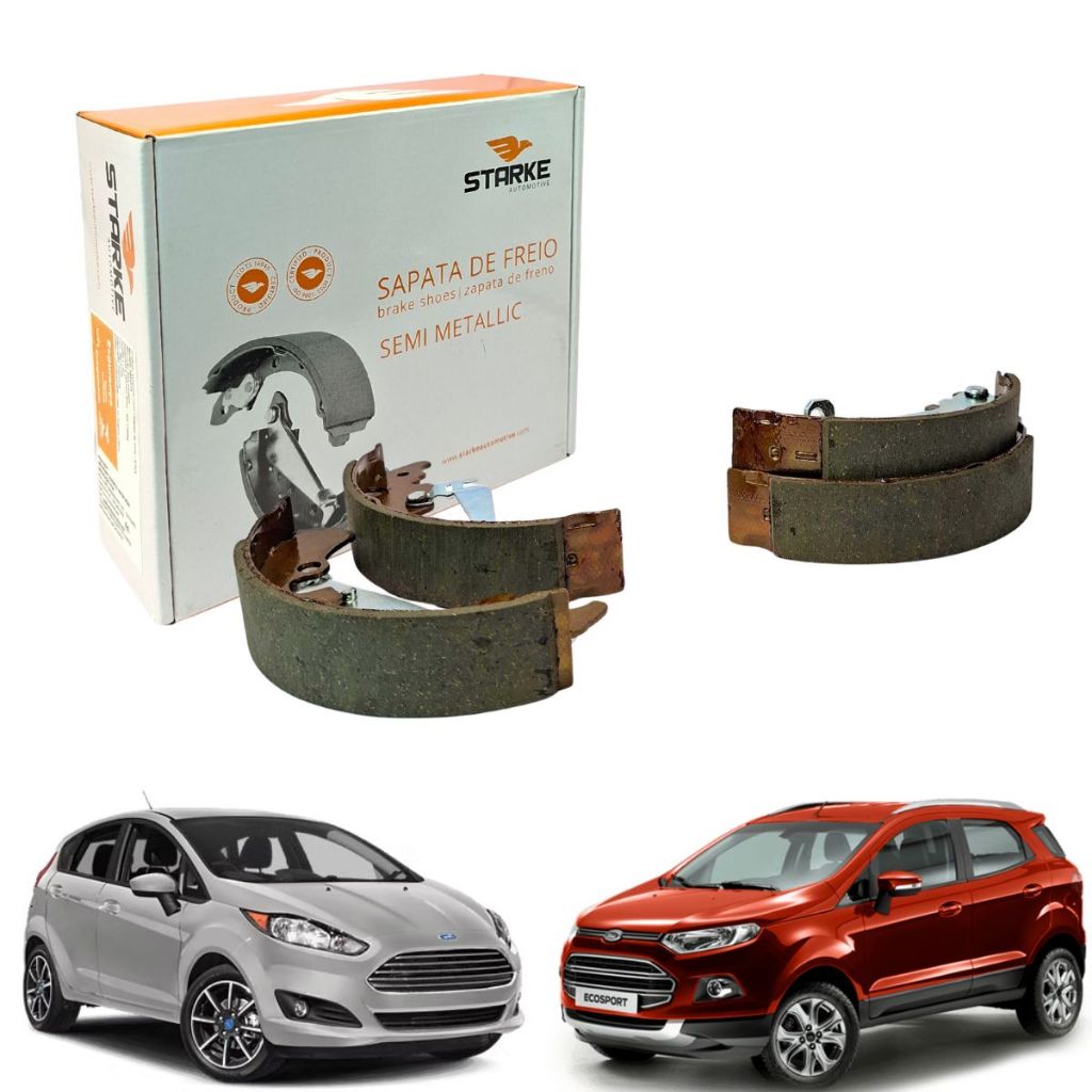 Sapata De Freio Ecosport 1.0 1.6 2.0 2003 A 2017 Fiesta 1.0 1.6 2002 A 2014