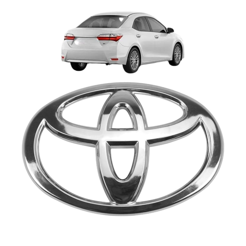 Emblema Porta Malas Corolla 2009 a 2017 Logo Toyota