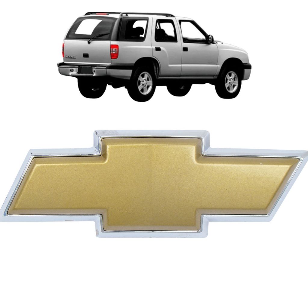Emblema Porta Mala Blazer 2009 a 2011 Logo GM Dourado ou Preto