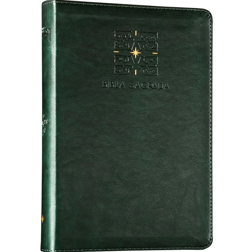 Bíblia The Purpose Book - A21 - Capa Couro Soft Verde Luz em Oferta na Shopee