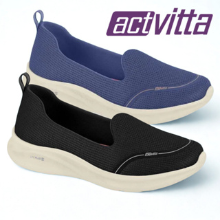 Tênis Actvitta Slip On Feminino Casual Conforto Leve Academia Caminhada Sem Cadarço em Oferta na Shopee
