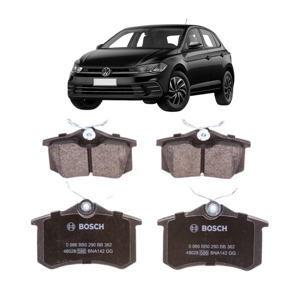 Pastilha Freio Polo Traseira 2017 2018 2019 2020 2021 A 2024 em Oferta na Shopee