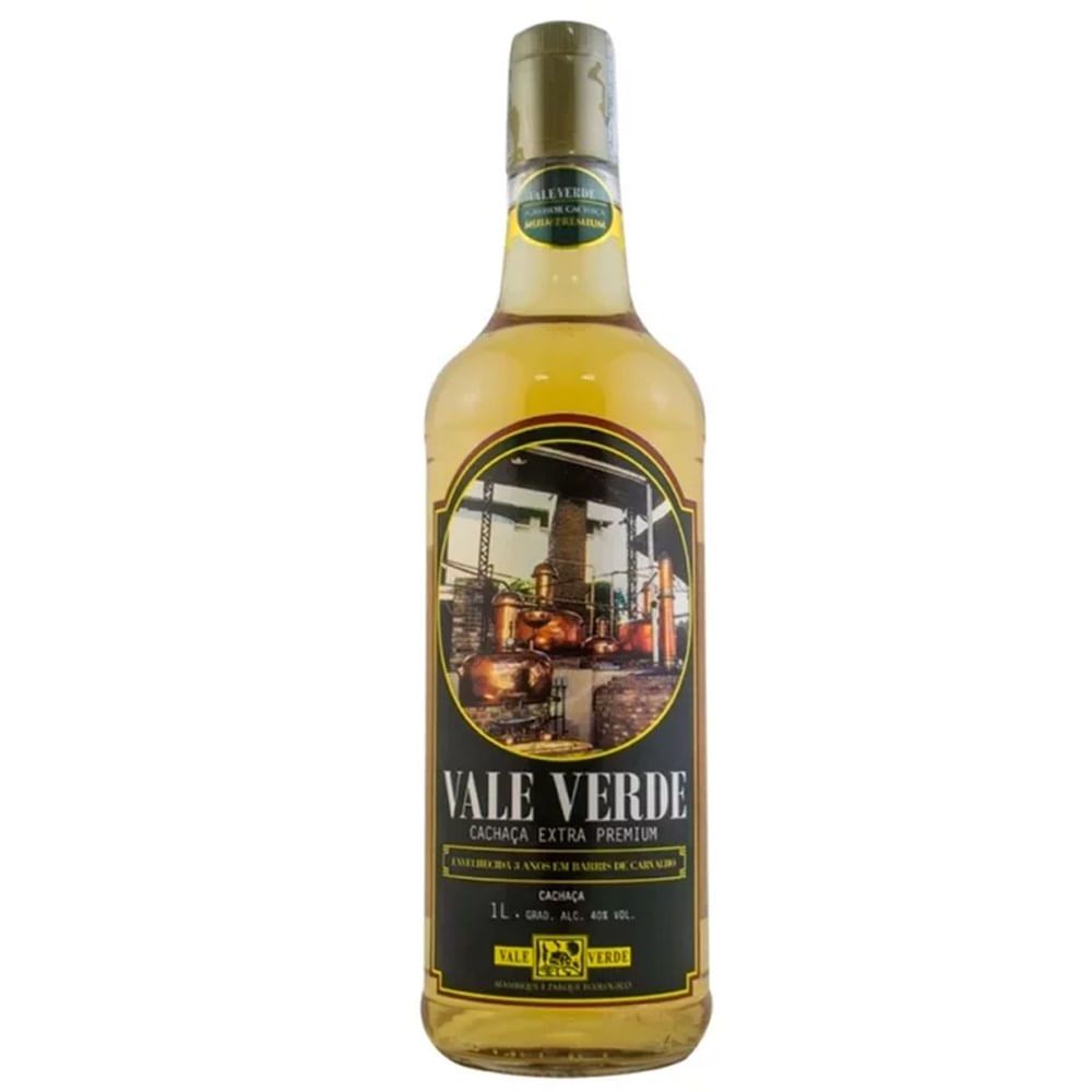 CACHACA VALE VERDE EXTRA PREMIUM 1L em Oferta na Shopee