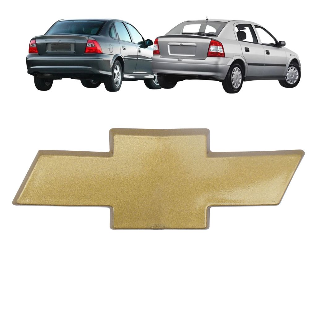 Emblema Porta Mala Astra Kadett Ipanema Vectra Dourado