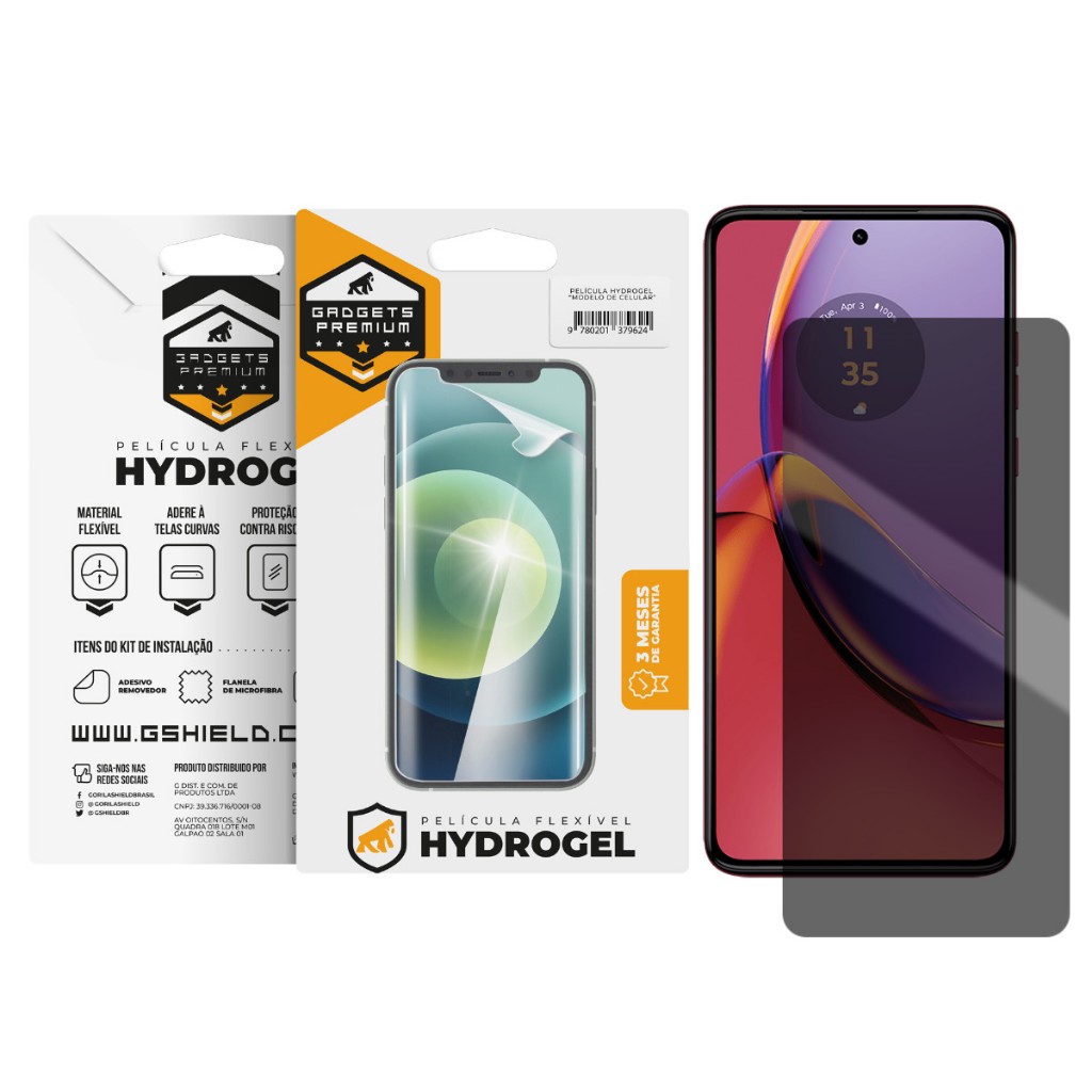 Película Privacidade Hydrogel para Motorola Moto G84 5G Gshield