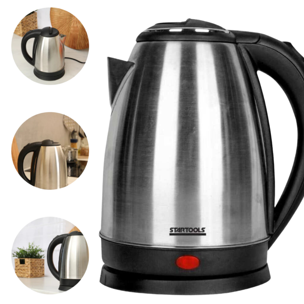 Chaleira Elétrica Jarra Aquecedor Água Quente Rápida Moderna Portátil Desliga Sozinha Cozinha Utensílio Doméstico 2 Lits