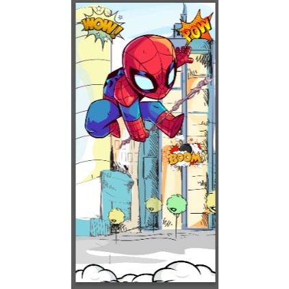 PAINEL LATERAL SEM VESTE SEM ELATICO -DECORAÇÃO DE FESTA HOMEM ARANHA HEROIS VINGADORES - ENVIO RAPIDO