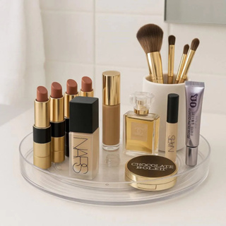 Organizador Giratorio Simples Acrílico Baixo Para Cozinha Escritório Maquiagem em Oferta na Shopee