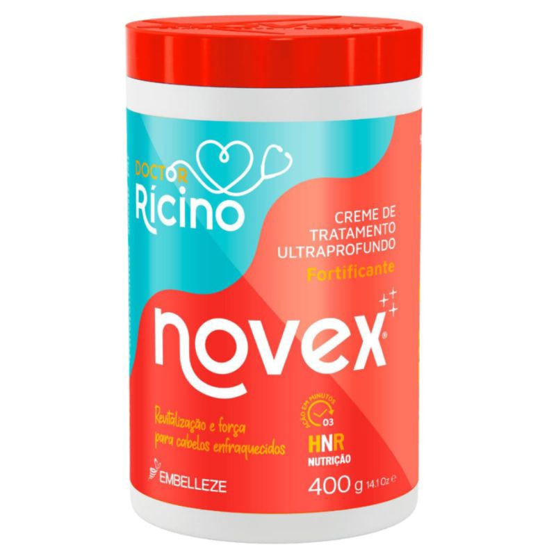 Creme de Tratamento Capilar Novex Doctor Rícino 400g - Embelleze