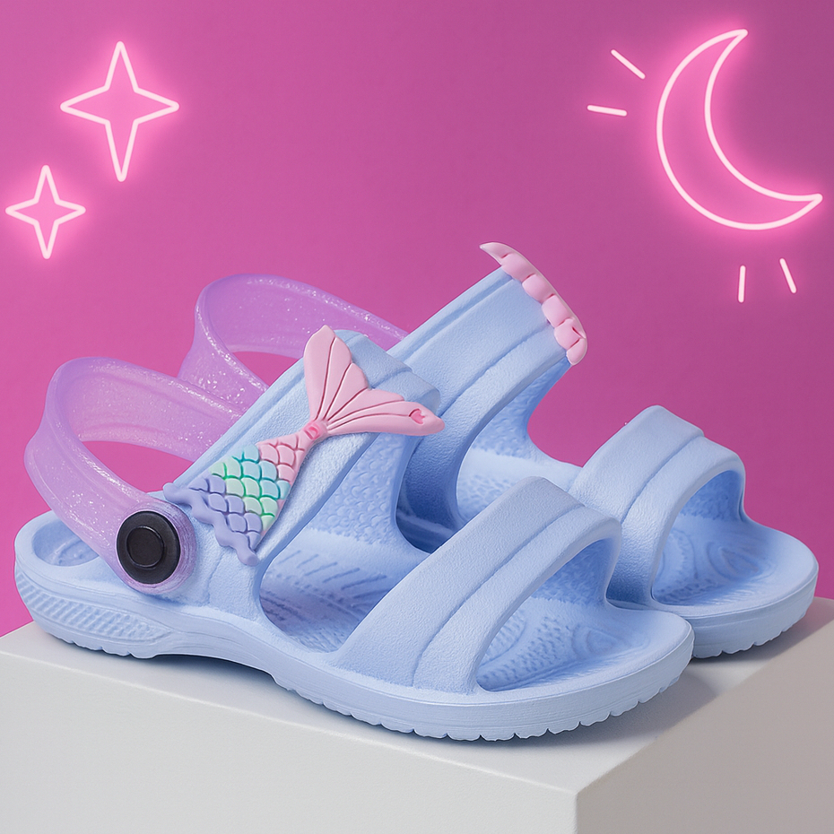 Papete Infantil Menina Sereia Sandália Feminina Confortável Coleção Nova Várias Cores em Oferta na Shopee