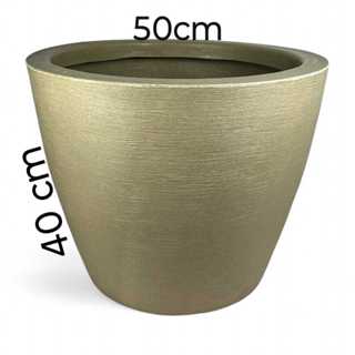 Vaso Grande Para Planta natural Frutifera Jardinagem polietileno moderno luxo Redondo Gigante Jabuticaba Acerola 50X40 em Oferta na Shopee