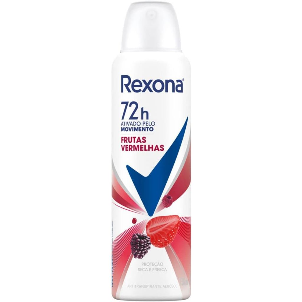 Desodorante Antitranspirante Rexona Women Aerossol Frutas Vermelhas 72h Com 150ml em Oferta na Shopee