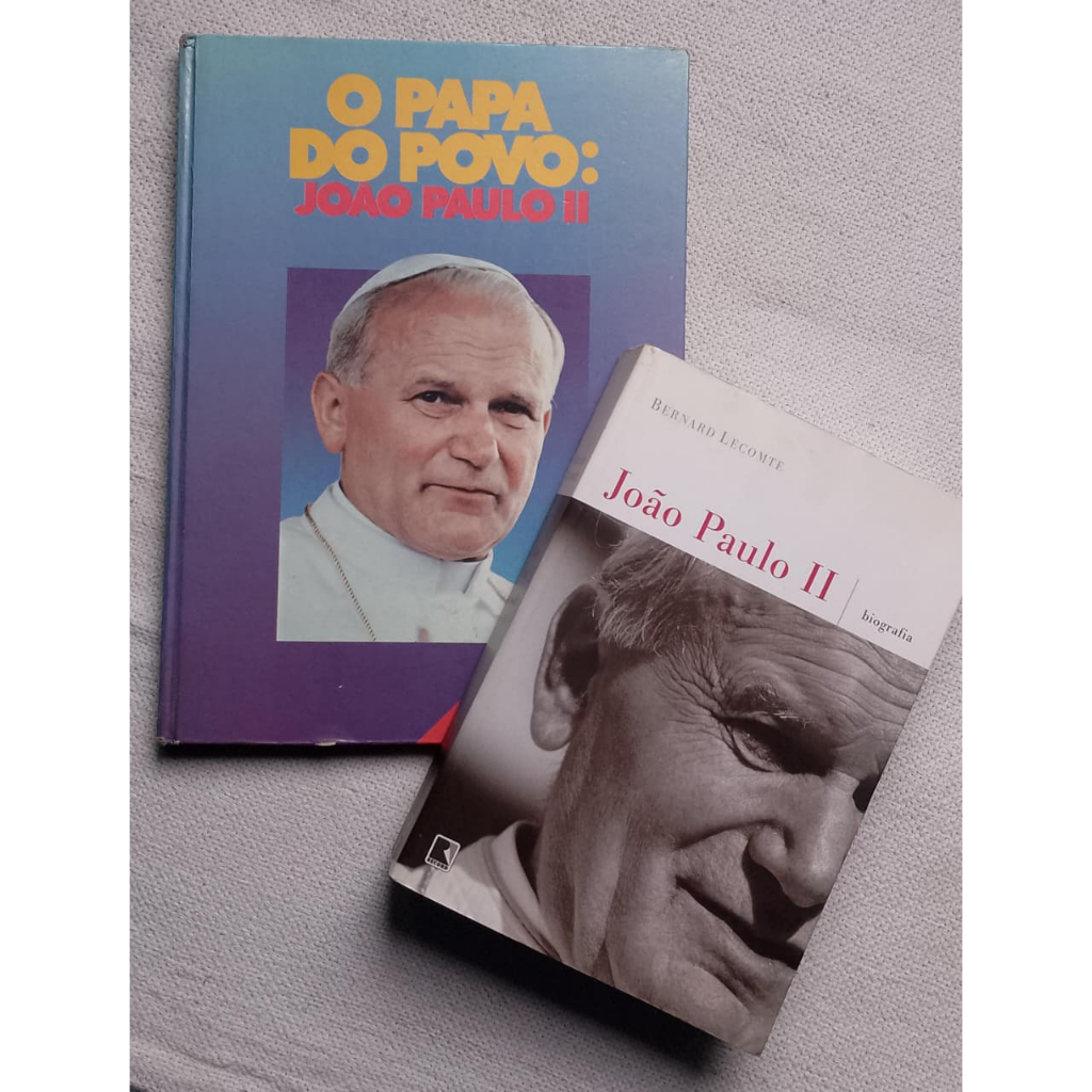 Kit Livros Papa João Paulo 2 - Biografia e O Papa do Povo - 2 Livros usados