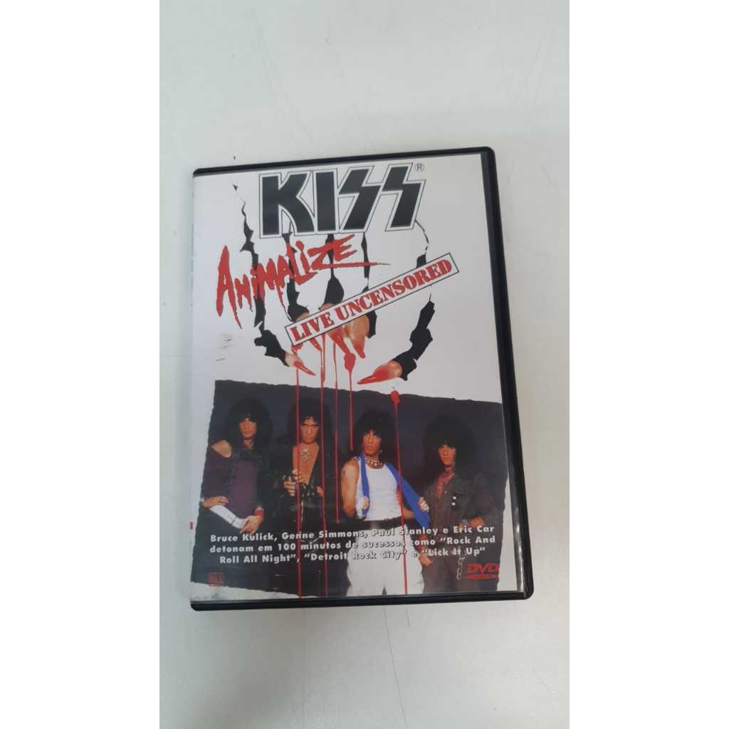 DVD Música e Show Kiss Animalize Live Uncensored D688