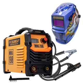 Máquina Solda Inversora MMA 190 220V Hot Start com Máscara de Solda Automática Águia em Oferta na Shopee