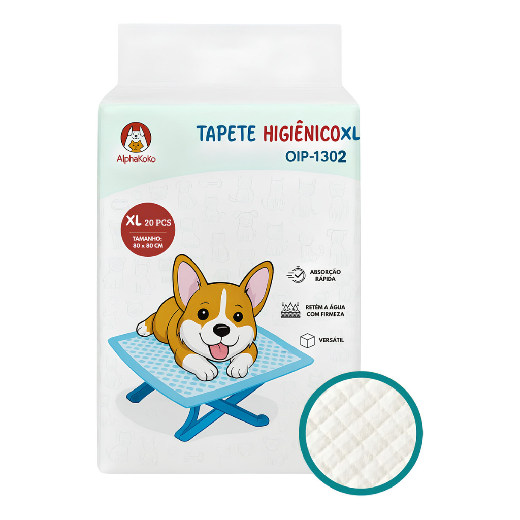 Tapete Higiênico Varipet Sanitário Canino Cachorro Pet Fralda Descartável Absorção 80X60 30 ou 60n