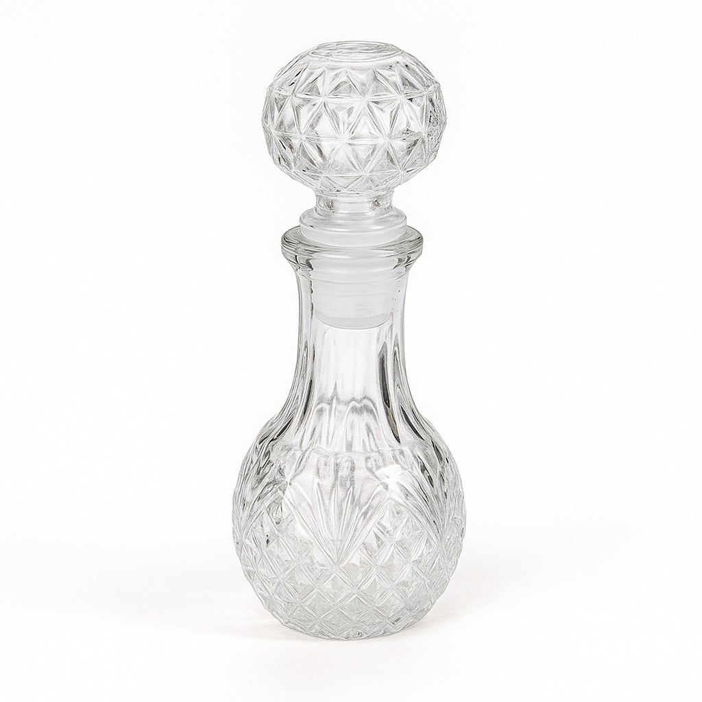 Kit 10 Mini Licoreira Garrafas de Vidro Decorativas Lembrancinha Decoração Batizado