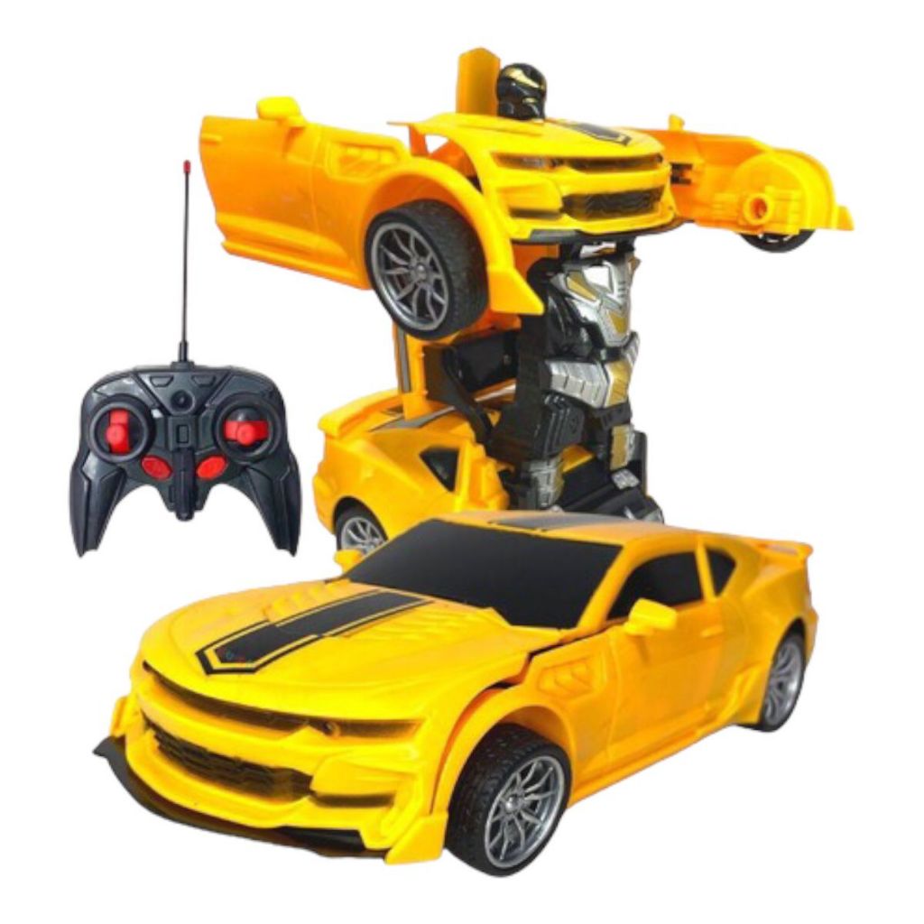 Carrinho Controle Remoto Transforma Em Robo E Pilha