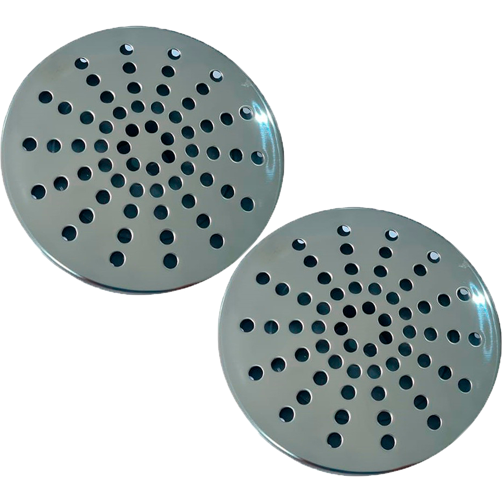 Kit 2 Ralo de Fundo Dispositivo Inox Encaixe Para Piscina em Oferta na Shopee