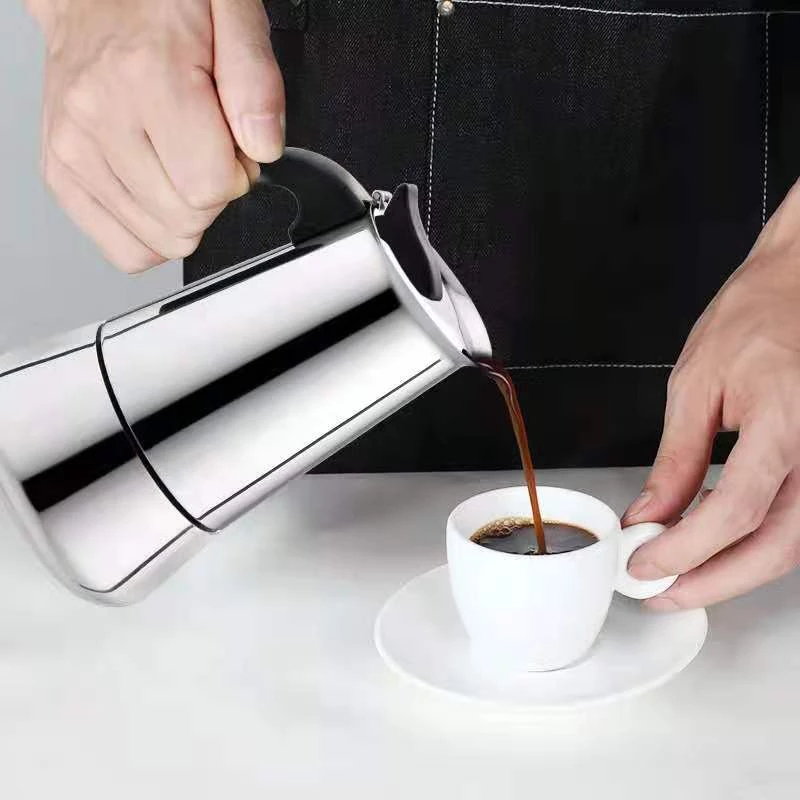 Cafeteira Italiana Preparo Inox Jarra Elétrica Xícaras Bule Chimarrão Chaleira Garrafa Café Cozinha
