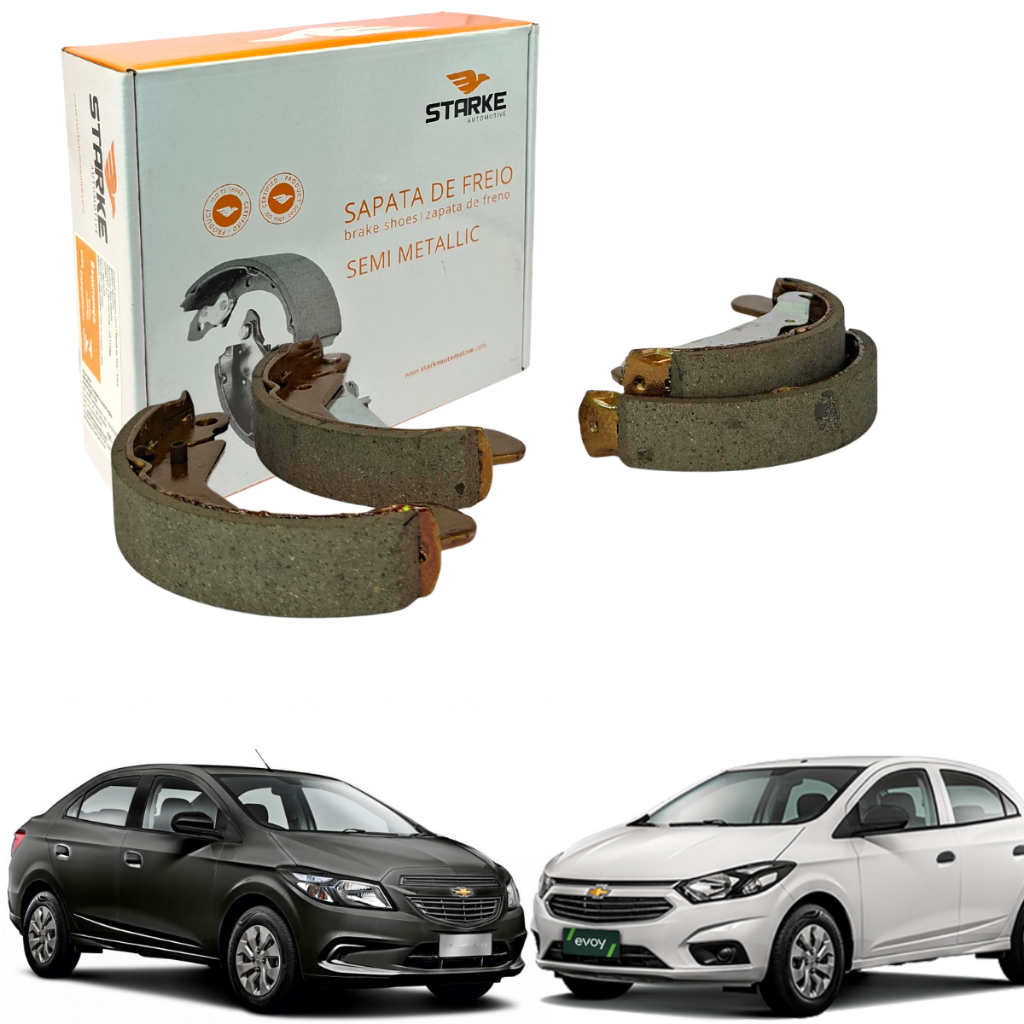 Sapata Lona De Freio Joy Onix  Prisma 1.0 1.4 2013 Em Diante em Oferta na Shopee