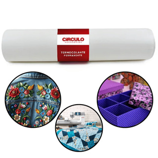 Entretela Filme Termocolante 1 Metro Circulo Aplique Desenho em Oferta na Shopee