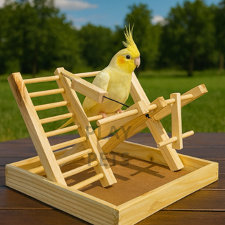 Brinquedo Playground NATURAL, para Calopsita, Aves em Oferta na Shopee