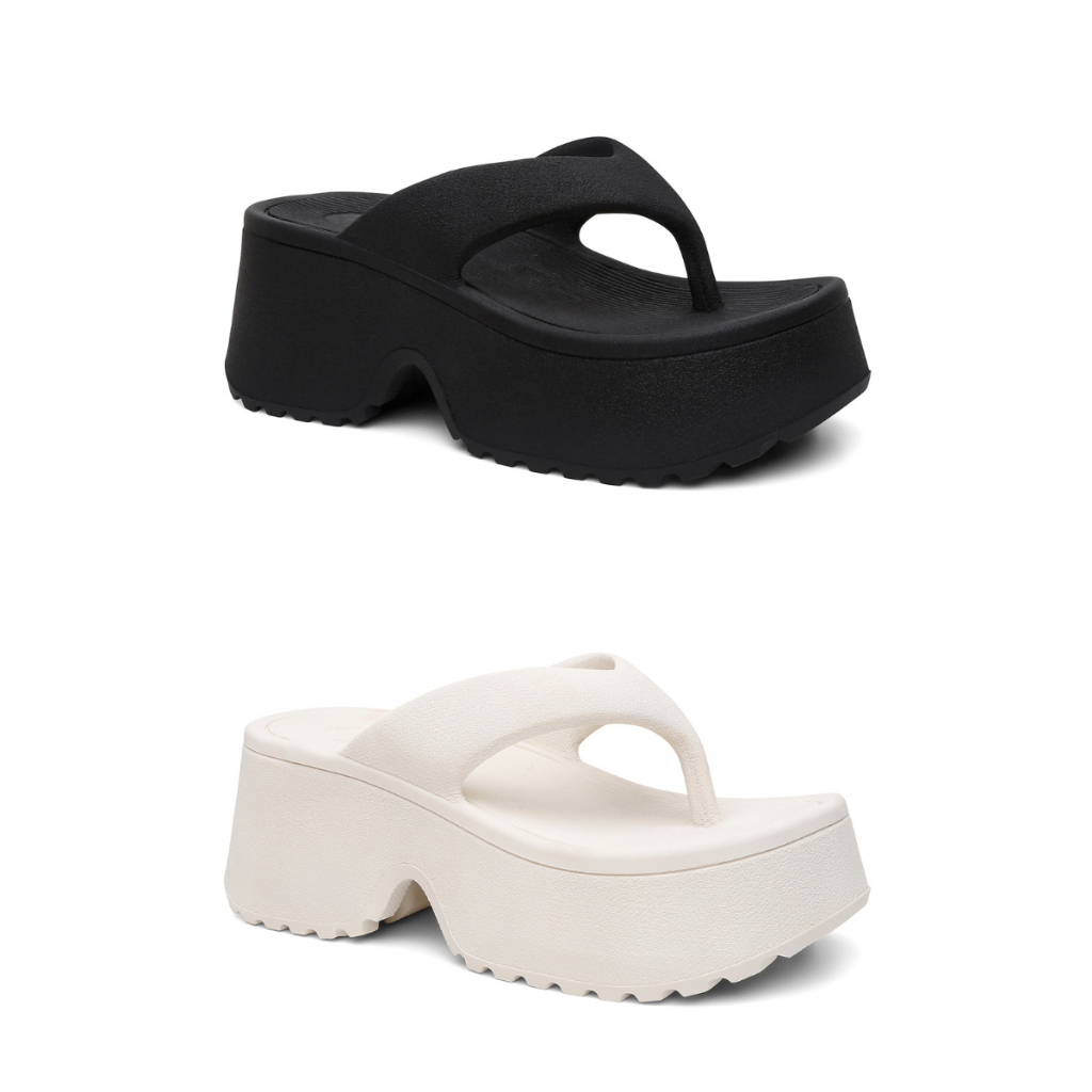 Kit 2 Sandalia Feminina Tamanco Confortavel Chinelo Plataforma Macio Blogueira em Oferta na Shopee