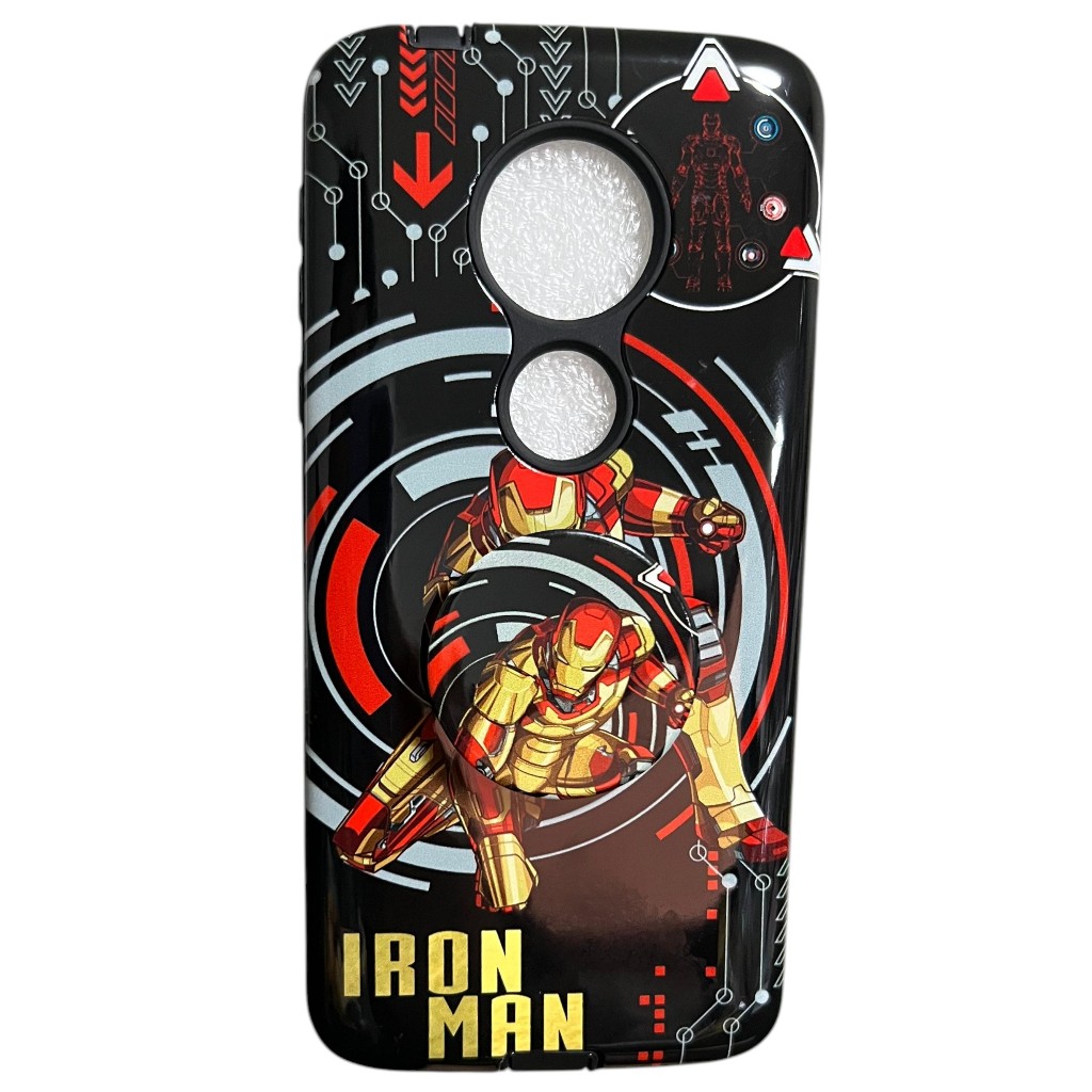 Capinha De Personagens Pop Socket Compativel Com G6 Play Capinha Infantil Capinha Anti Impacto Homem De Ferro Batman Kit