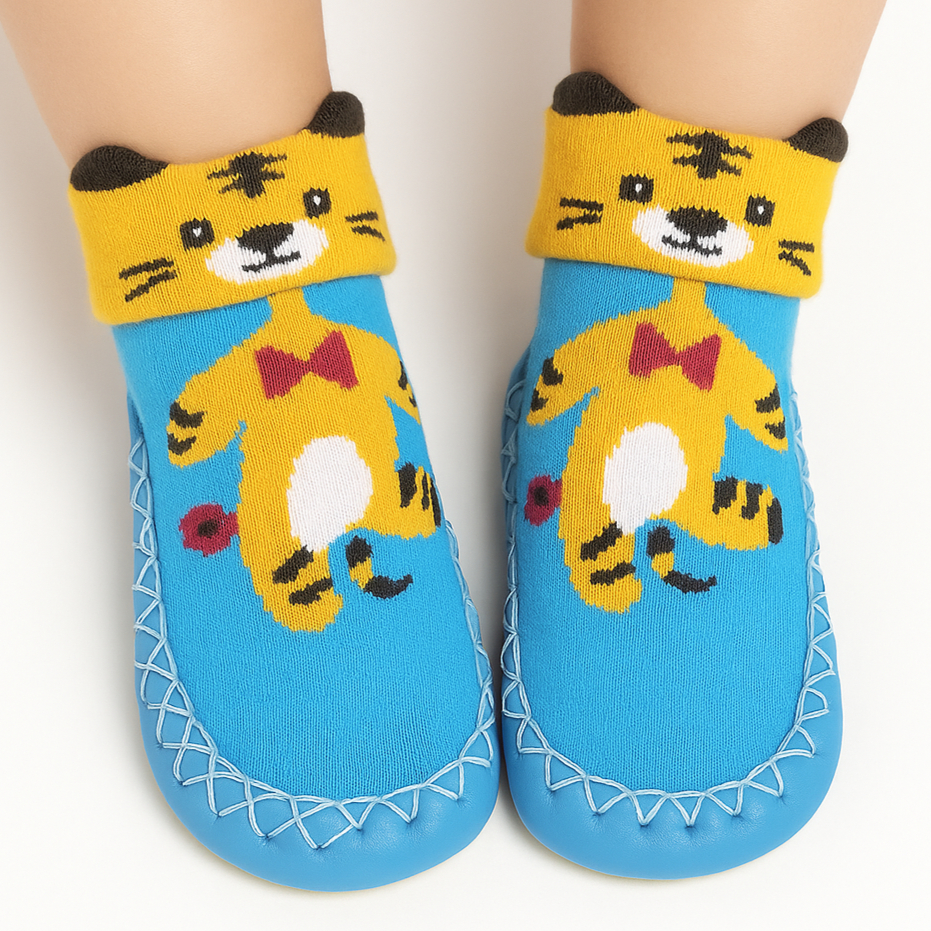 Meia Sapatinho com Sola Menino Bebê em Oferta na Shopee