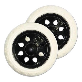Kit Com 2 /4/6  Unidades Rodas para Carrinho de Feira, Maleiro Bolsa e Praia, Resistente!!! em Oferta na Shopee