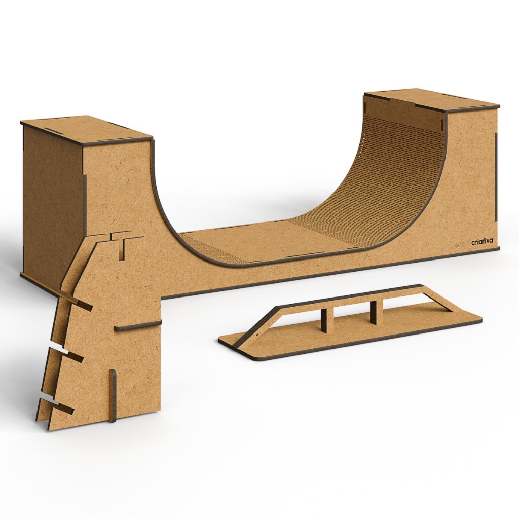 Pista Rampa Skate de Dedos Finger board playground brinquedos mdf