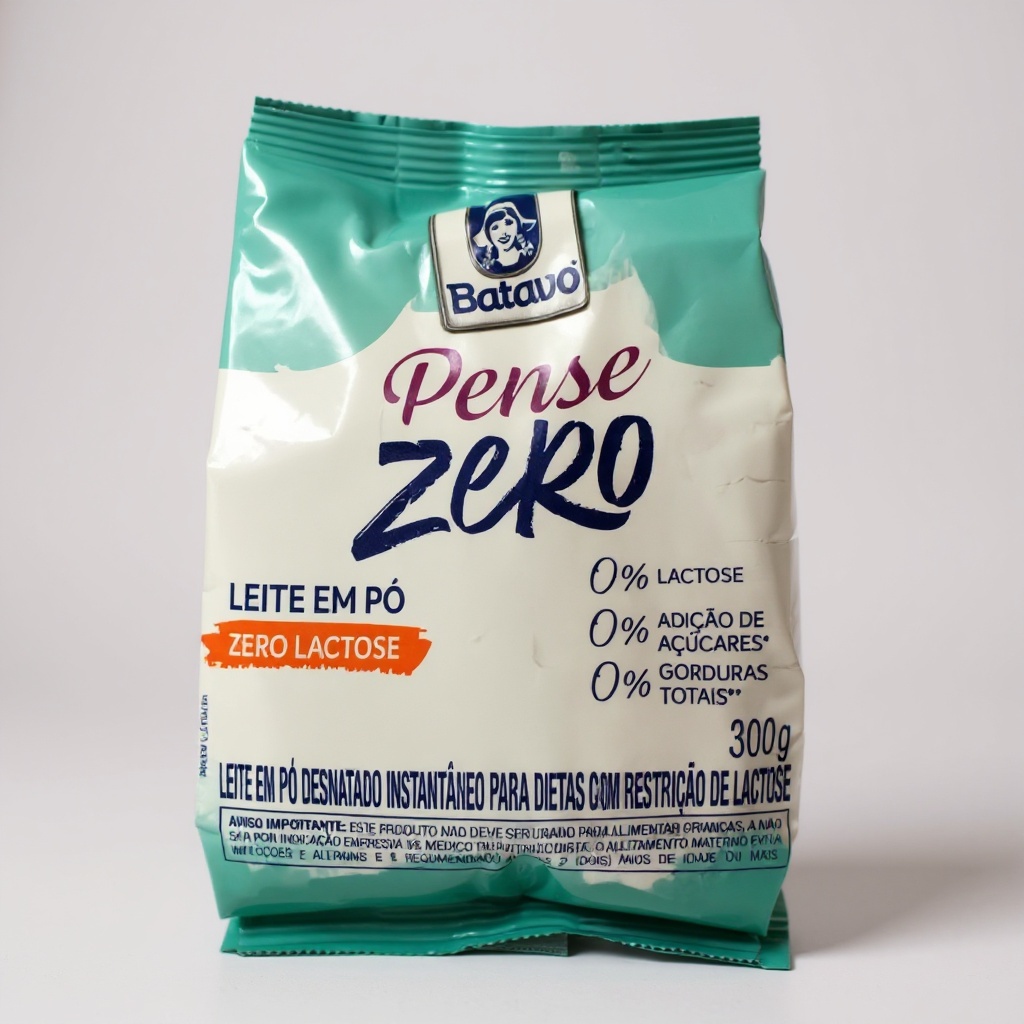 Leite em Pó Desnatado Zero Lactose Batavo Pense Zero 300g – Nutrição leve no dia a dia