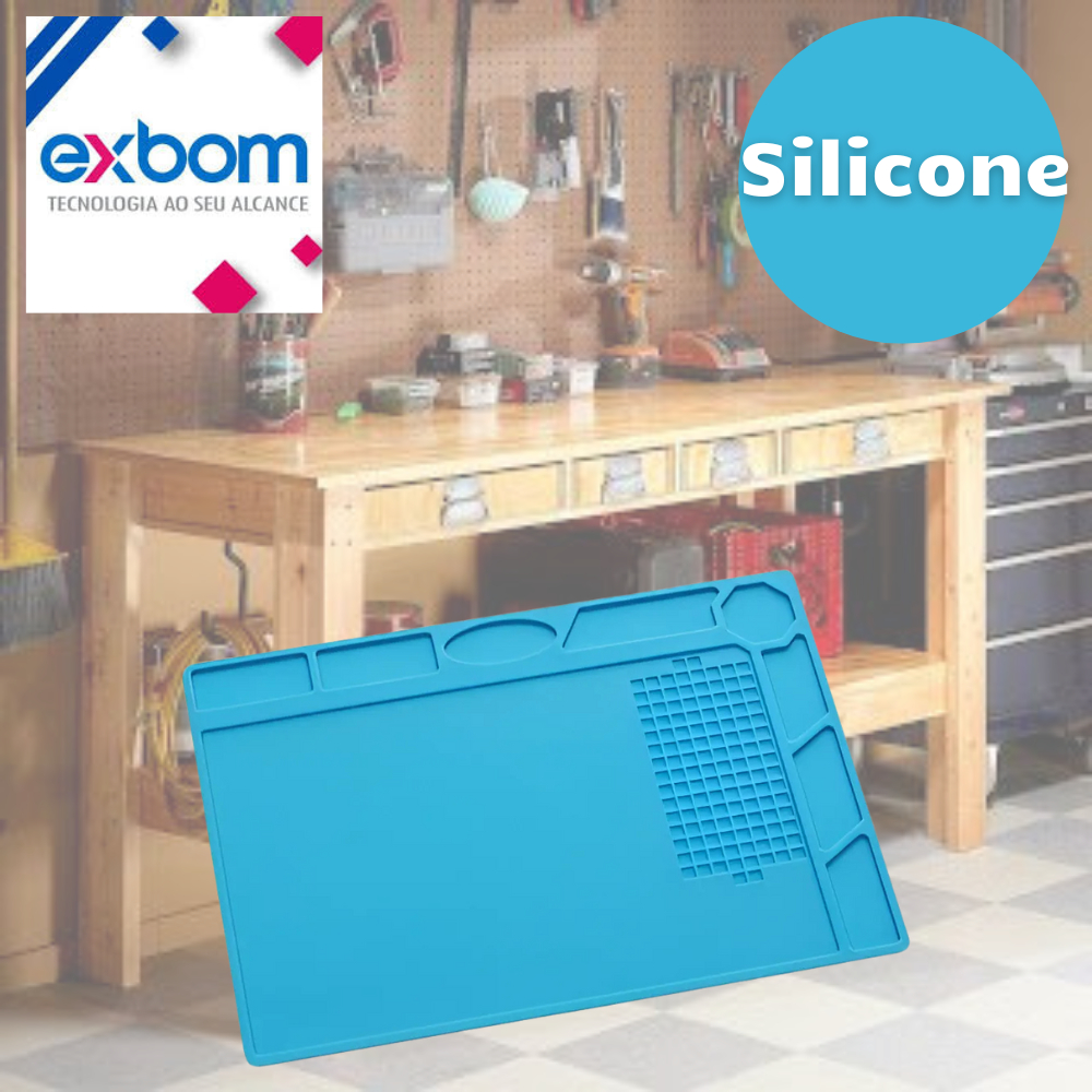 Tapete Manta Anti-estática Silicone Para Bancada