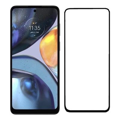 Película De Vidro Temperado 3D 9H Para Motorola G22 Full Cover - Envio imediato