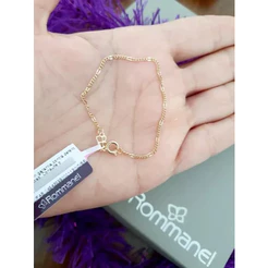 Pulseira Infantil Rommanel Formada Por Fio Alternado 5x1 Mede 14 Cm - 550035