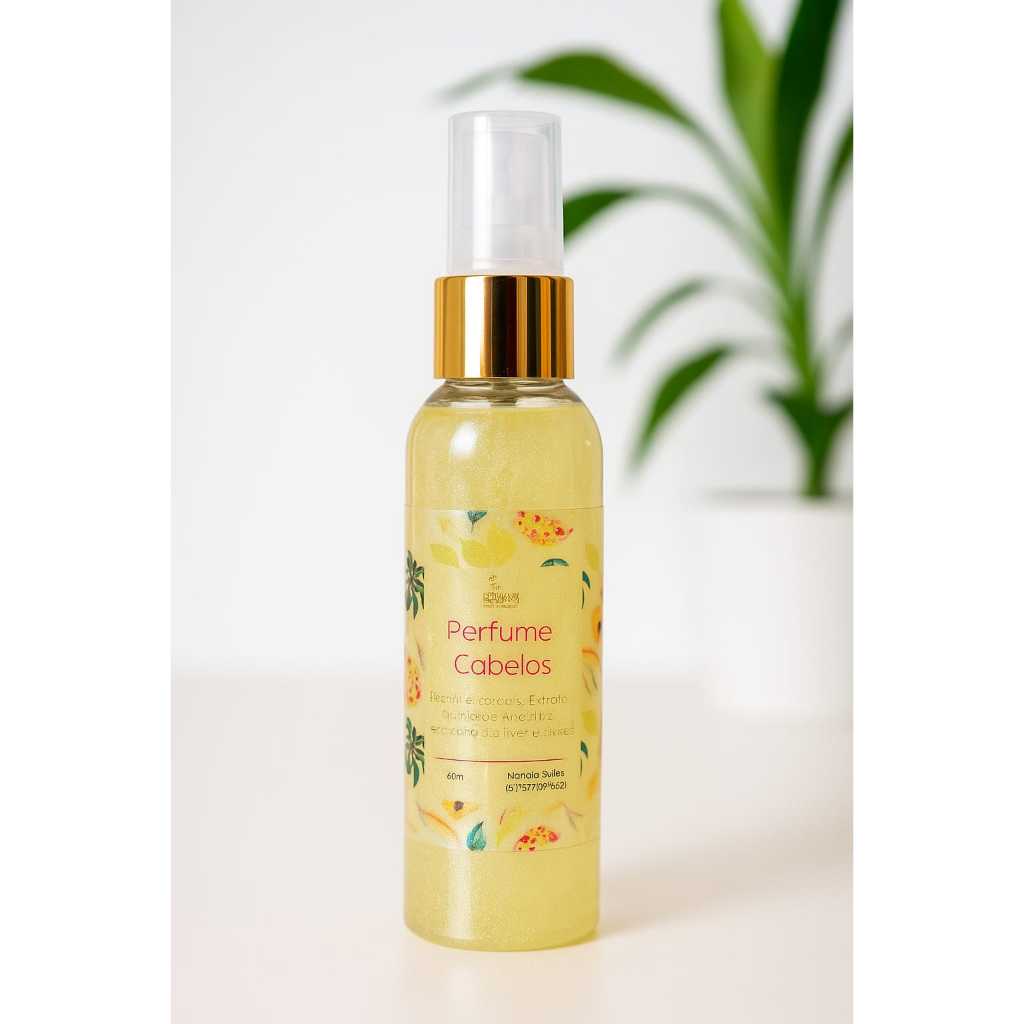 Perfume Capilar Anti Frizz Feminino inspiração Olympéa 60ml (com toque perolado) - Ótima Fixação.