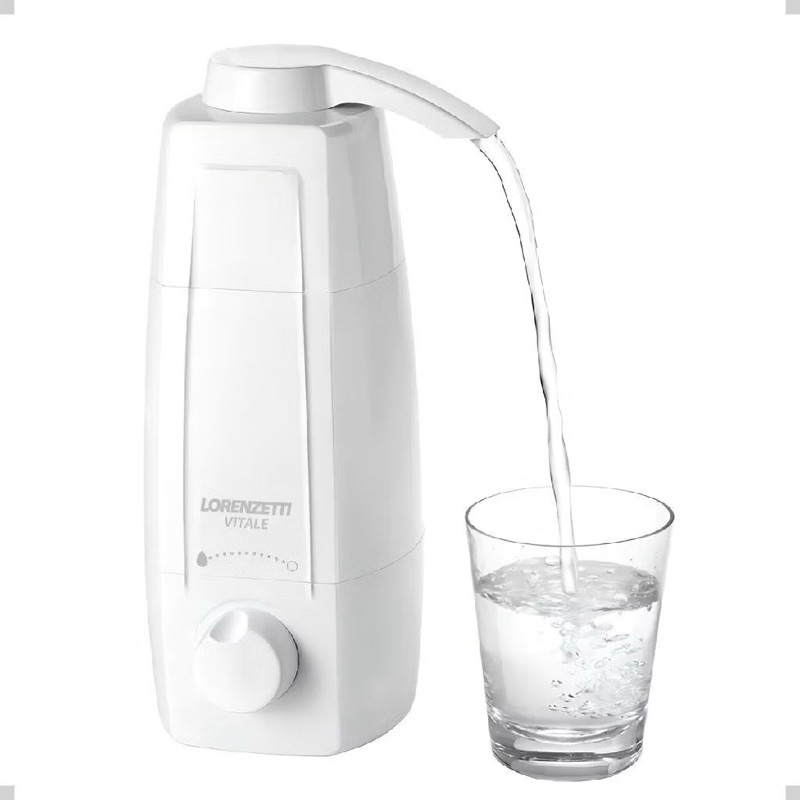Filtro Purificador Água Vitale Lorenzetti Branco Bancada Ou Parede Completo