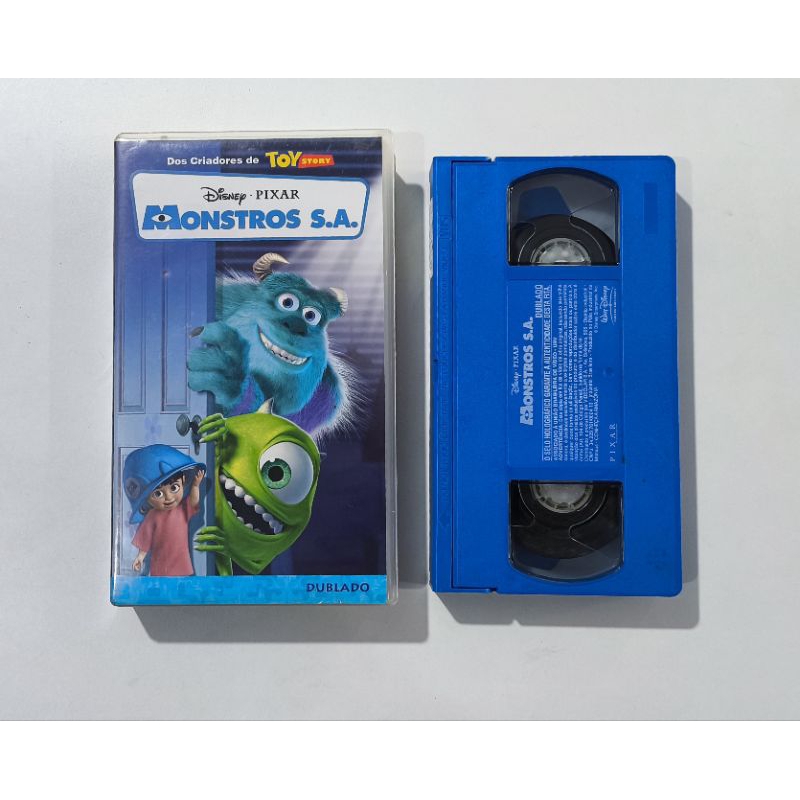Vhs Filme - Monstros S.A - Disney Pixar ( Leia o Anúncio )