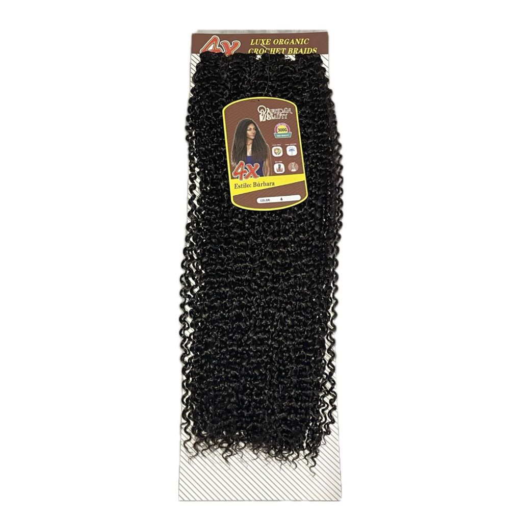 Cabelo Crochet African Beauty Bárbara 300g - Fibra Orgânica Cacheada