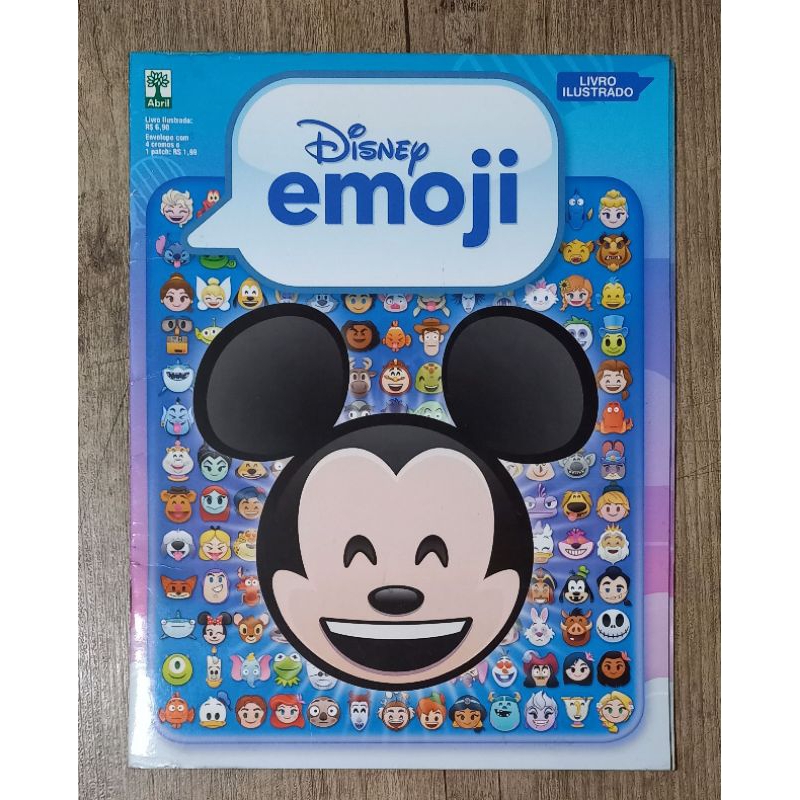 álbum de figurinhas Disney emoji - vazio