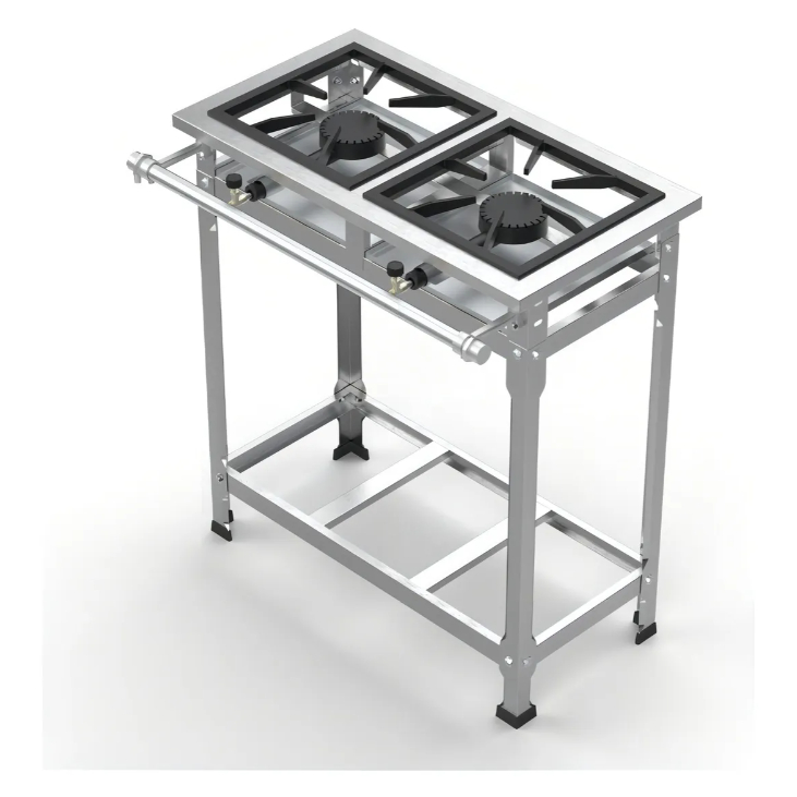 Fogão Industrial À Gás 2 Bocas Alta Pressão Qs Oferta Do Dia